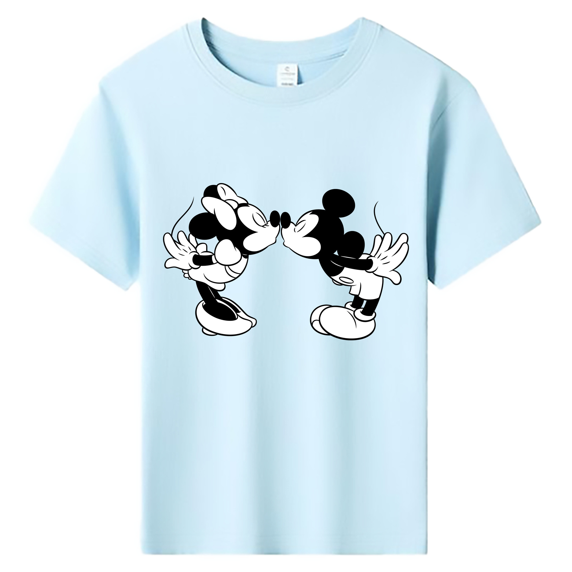 ミッキーマウス Mickey Mouse 綿100％キッズTシャツ（フロントプリント）